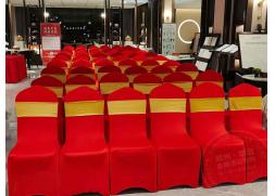 蘭州華熠紅色貴賓椅租賃出租助力鄭州正商蘭亭華府活動(dòng)