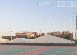 石家莊濮陽篷房租賃公司為商丘技師學(xué)院提供篷房